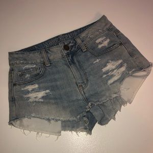 American Eagle Distressed Jean/Denim Short